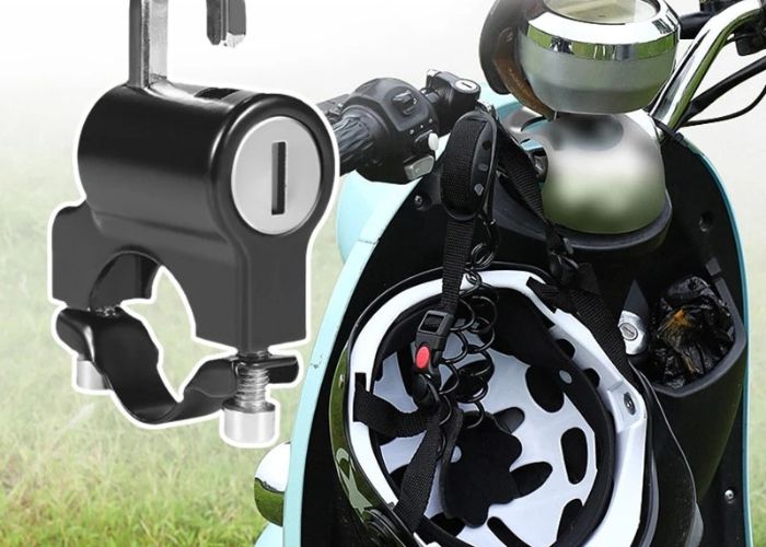 scooter helmet lock