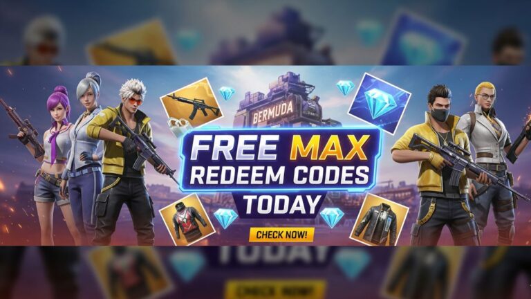 Free Fire MAX Redeem Codes Today