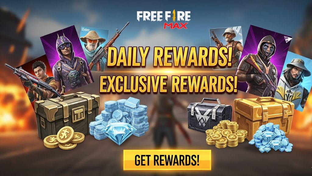 Free Fire Max rewards 